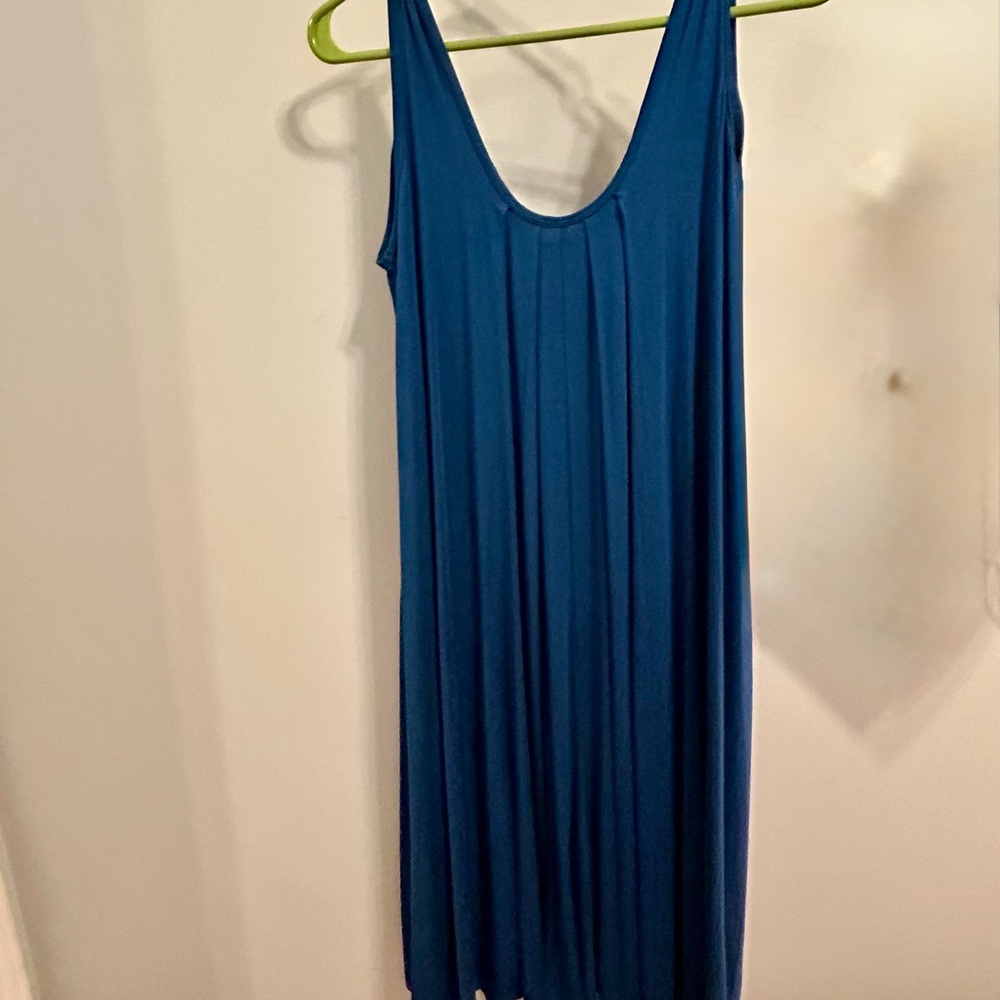 Latched Mama Elegant Blue Backless Dress